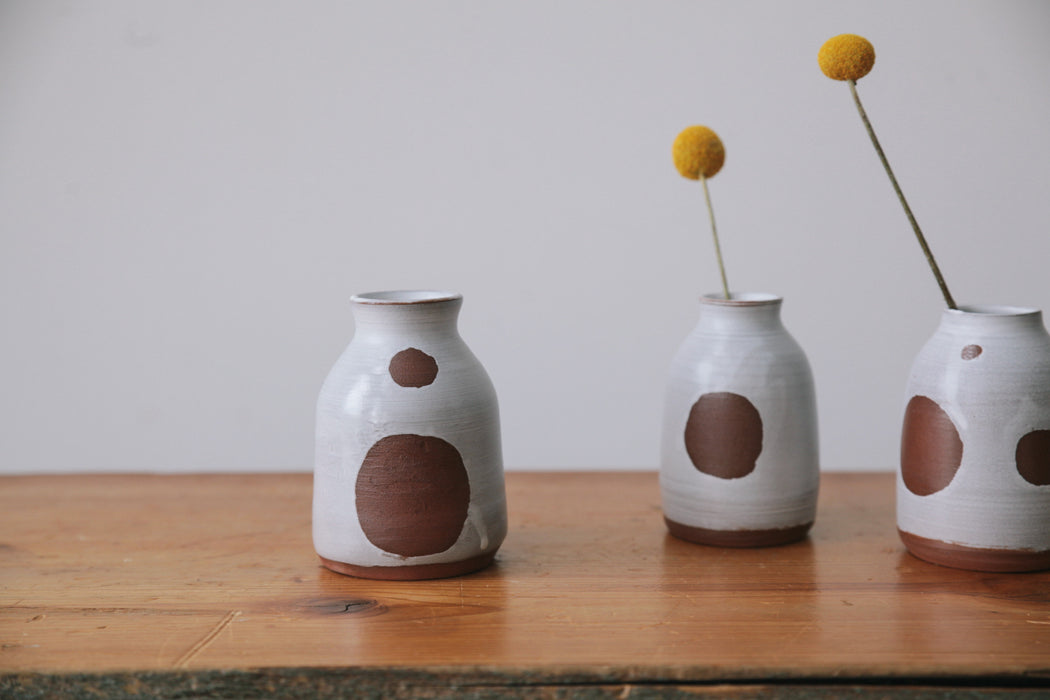 M390 White Vase